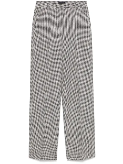 STYLAND houndstooth-pattern trousers Black B070350288