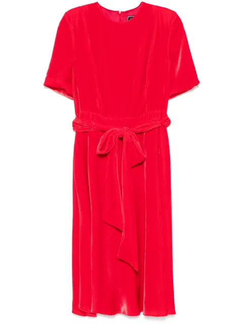 STYLAND velvet midi dress Red T133386371