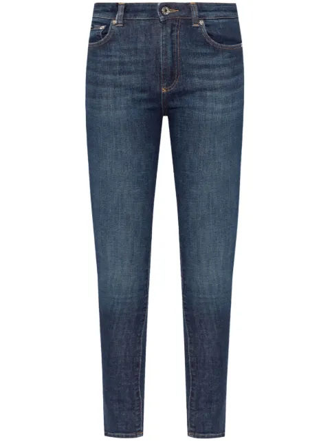 Dolce & Gabbana logo-plaque skinny jeans Blue FTC67DG8MB9