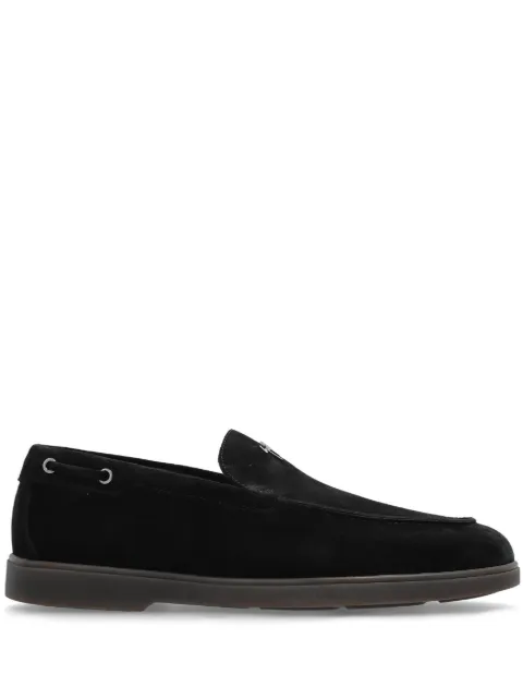 Giuseppe Zanotti suede loafers Black EU50001001