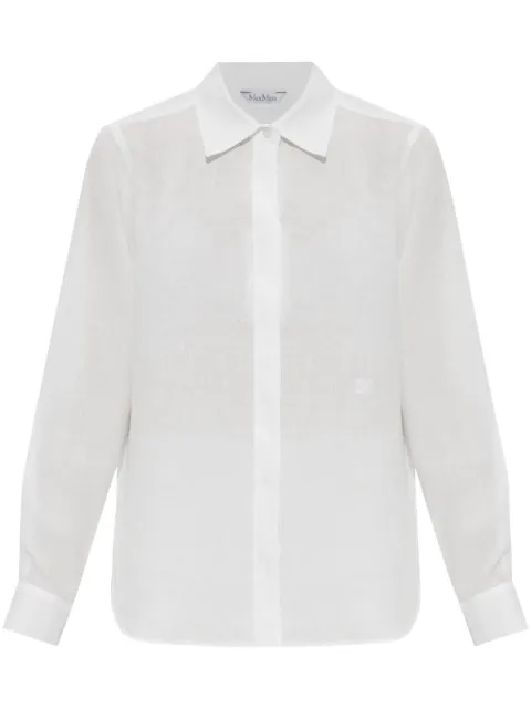 Max Mara Abisso linen shirt White 2511111022