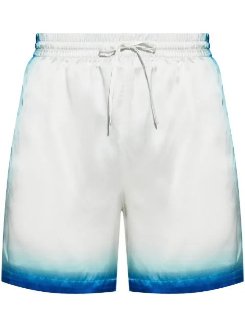 Casablanca silk shorts White MS25TR01203