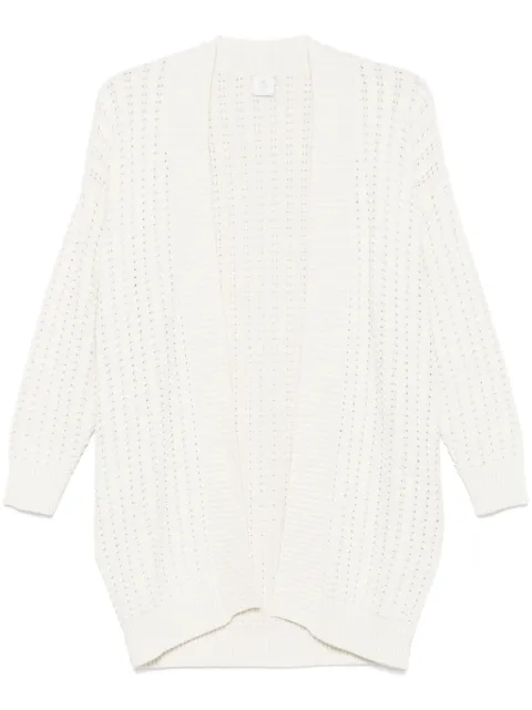 Eleventy metallic-threading cardigan Neutrals K81MAGK40MAG0K037