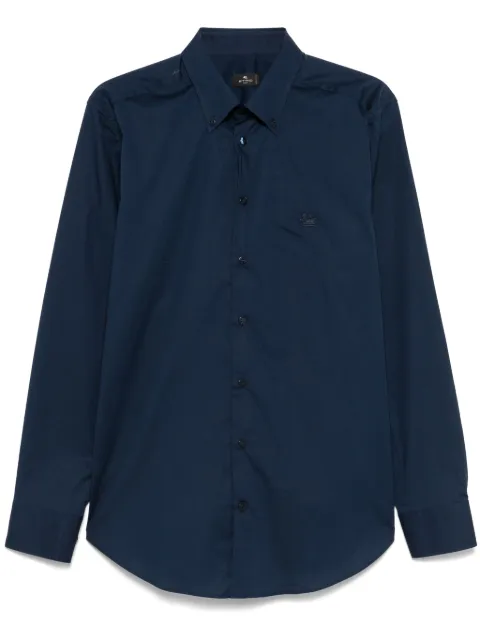ETRO poplin shirt Blue MRIB0006AV607
