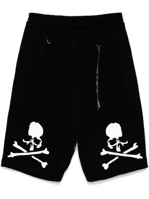 Mastermind World logo-print shorts Black MW25S14PA045015
