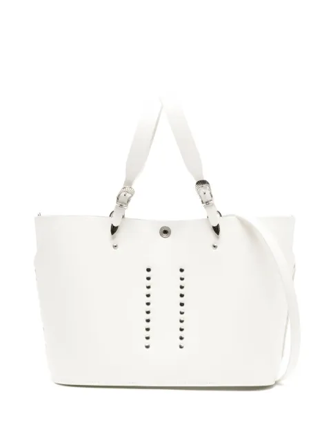 Toga leather tote bag White TZ251AG969