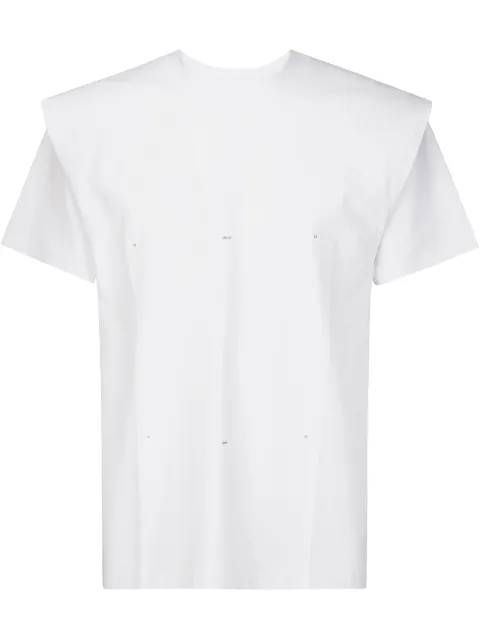 HELIOT EMIL logo-print T-shirt White PRESS25M09089WHT02