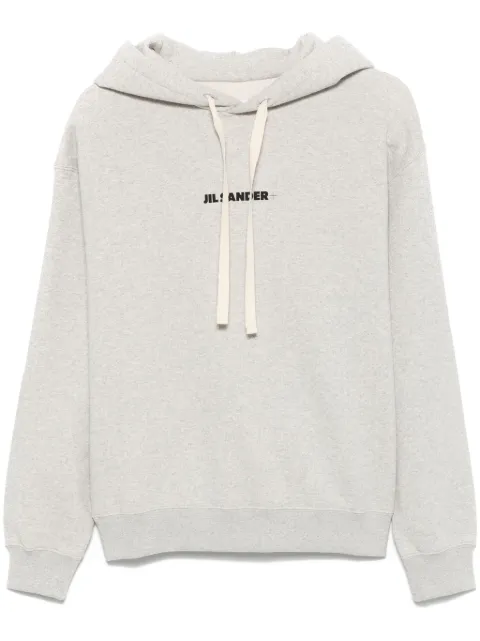 Jil Sander logo-print hoodie Grey J40GU0123J20010