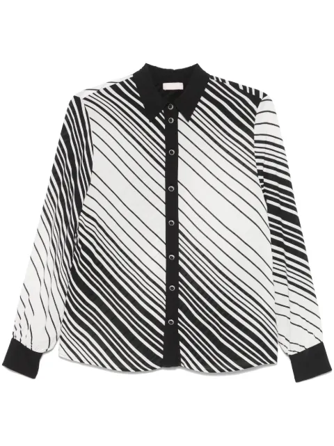 LIU JO striped shirt White WA5095T2578