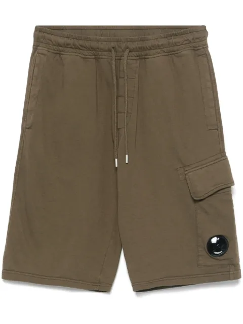 C.P. Company Lens-detailed track shorts Green 18CMSB069A002246G683