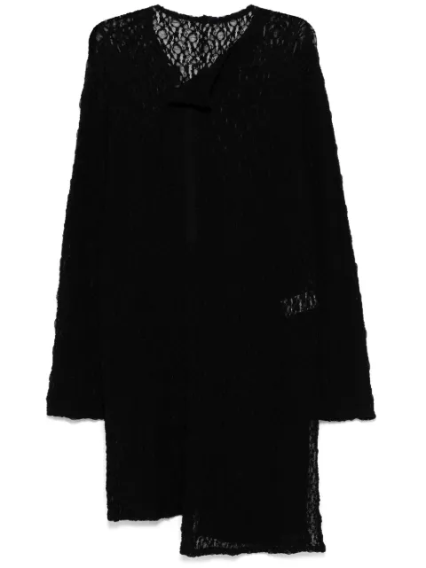 Yohji Yamamoto long-sleeved dress Black HPT80986