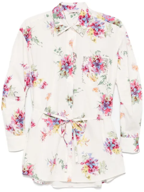 LIU JO floral-print shirt White WA5011T4883
