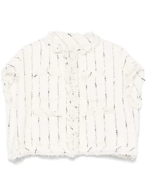 sacai tweed jacket White 2507663