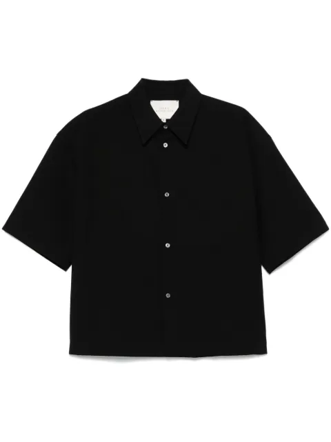 Studio Nicholson short-sleeve shirt Black SANKOSNM1267HIGH