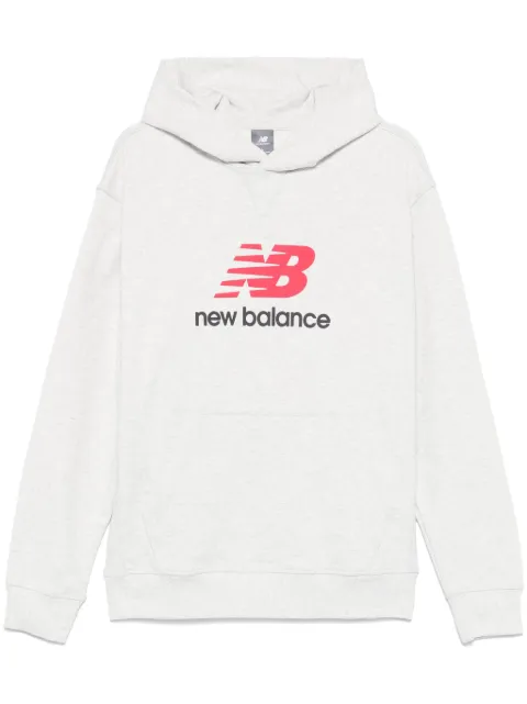 New Balance athletics French Terry logo hoodie Grey MT51512