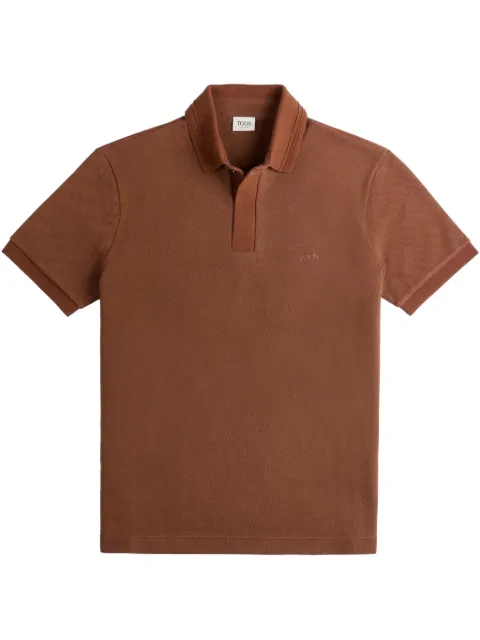 Tod's cotton polo shirt Brown X5MB2505500WGD