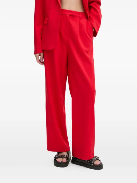 NEVER FULLY DRESSED pleated trousers Red NFDTR354