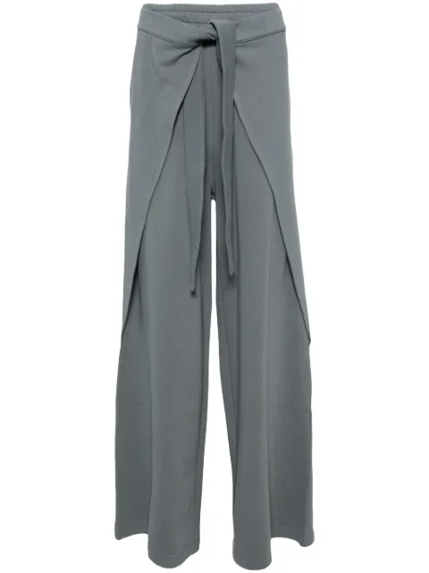 Qasimi tied-waist track pants Grey SS25JE04