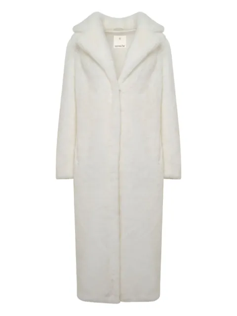 Unreal Fur Dove Coat White URF8310365