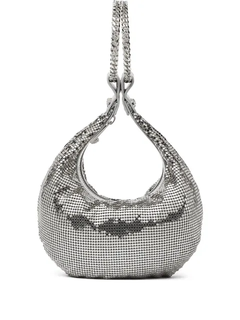 Versace metal-mesh mini bag Silver 10198661A14422