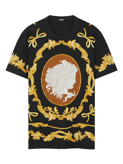 Versace Cameo T-shirt Black 10192111A14168