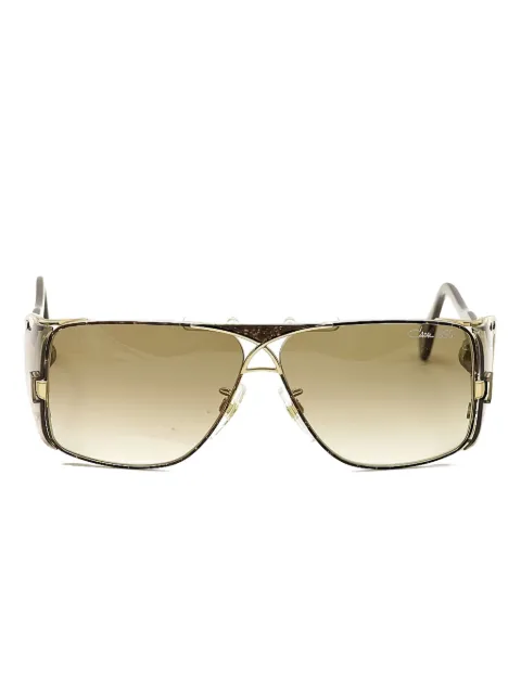 Cazal rectangle-frame sunglasses Gold 955