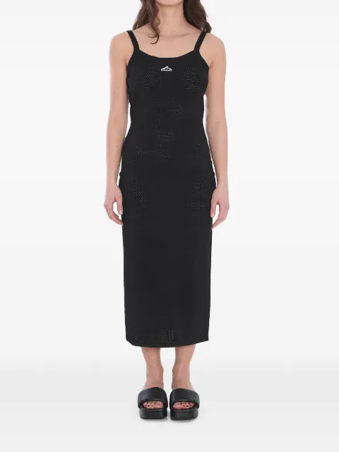 Alexander Wang 3D-logo mesh slip dress Black 4KC2256043001