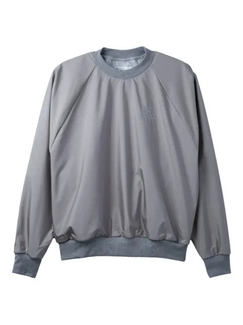 4SDESIGNS raglan-sleeve crew-neck sweatshirt Grey S24538109982