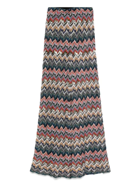 Missoni embroidered-lace palazzo pants Black DS25WI0QBR012F