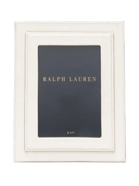 Ralph Lauren Home Brennan leather frame (17.8cm x 12.7cm) White 682961234001