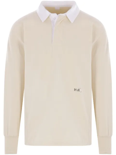 Maison Margiela cotton polo shirt Neutrals S51GL0056M20096