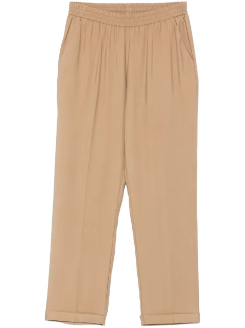 Le Tricot Perugia tapered trousers Neutrals 76784