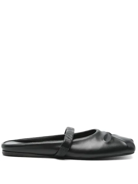 Marni leather mules Black SBMS010400P3628