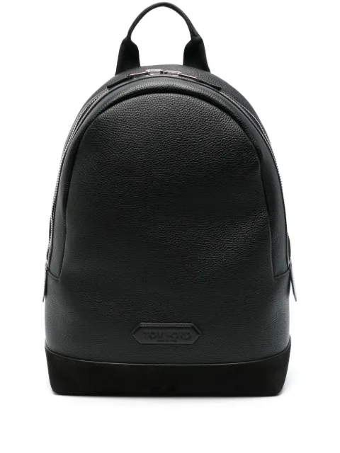 TOM FORD grained leather backpack Black H0626LCL325S