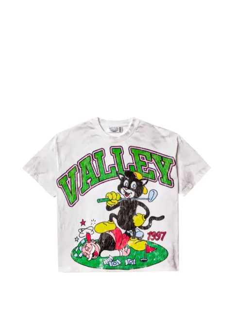 Vale cat graphic-print T-shirt White VALEBCTEE