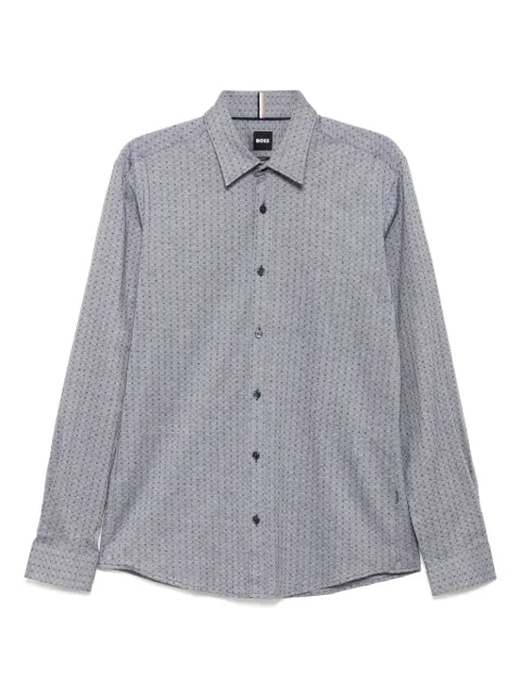 BOSS slim-fit shirt Grey 50533889