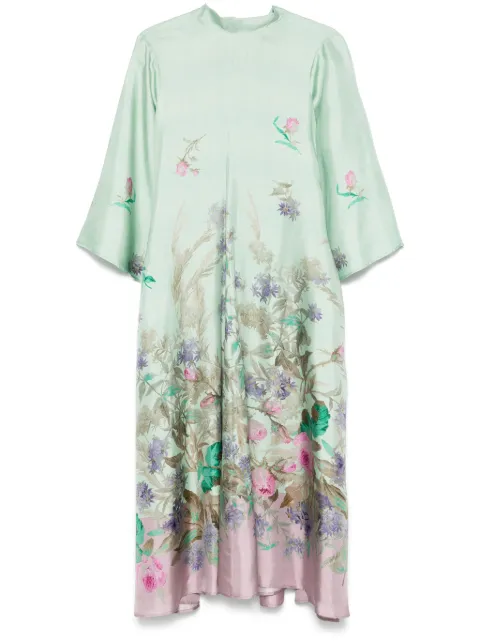La DoubleJ Magnifico maxi dress Green DRE0232SIL001HEA03GR11