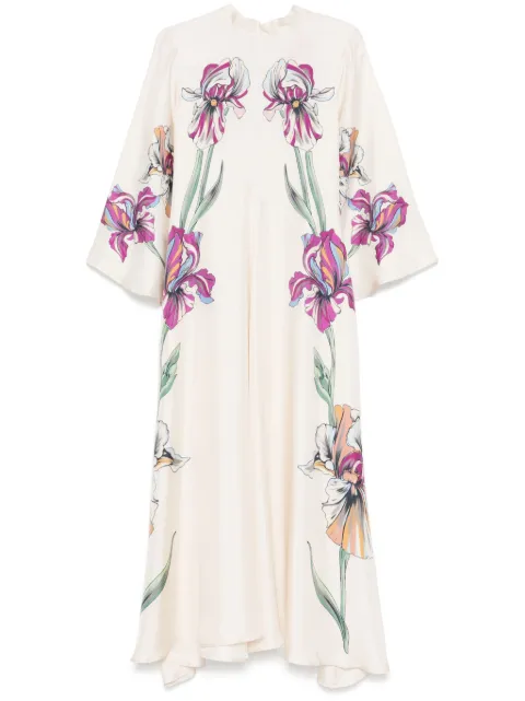 La DoubleJ Magnifico maxi dress Neutrals DRE0232SIL006IRS07WH04
