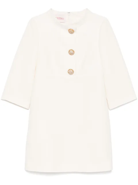 Valentino Garavani Crepe Couture short dress Neutrals BVAEU71CF