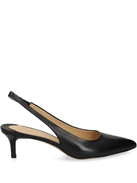 Lauren Ralph Lauren 50mm leather slingback pumps Black 802927937