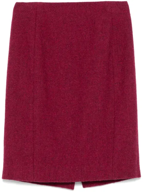 John Galliano Pre-Owned 1990s wool skirt Red HOLAGAL136