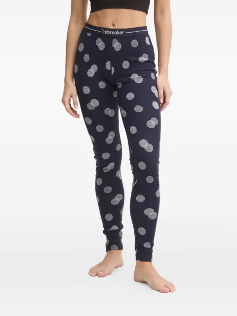 icebreaker polka-dot leggings Blue IB0A574H25