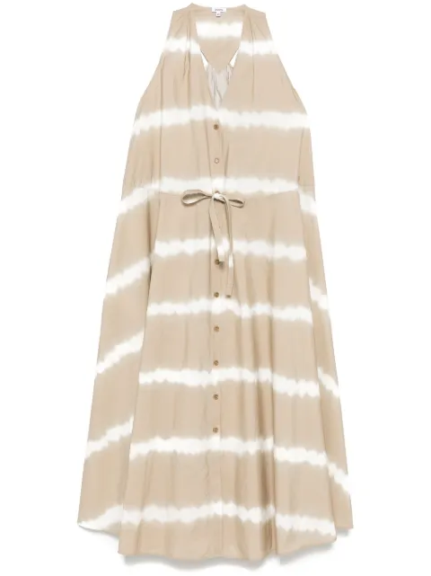 ASPESI striped midi dress Neutrals 2944L137