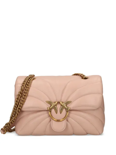 PINKO Love Bag Puff large butterfly quilt crossbody bag Pink 100038A1EX