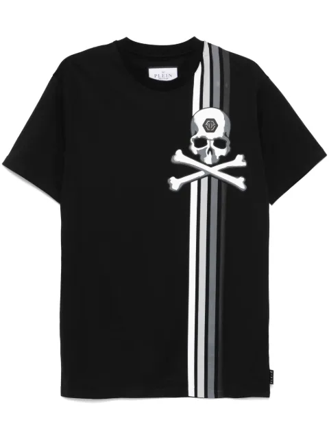 Philipp Plein Skull And Bones T-shirt Black SAECMTK8111PJY002N