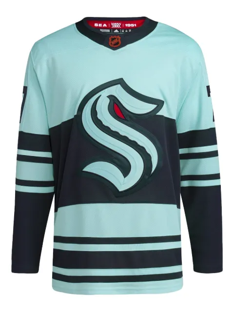 adidas NHL Seattle Kraken Jordan Eberle Authentic Reverse Retro 2.0 Jersey T-shirt Blue H52323