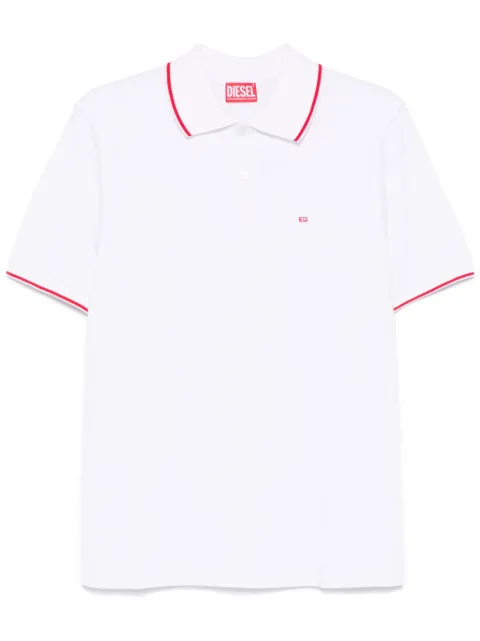Diesel polo shirt with micro Diesel embroidery White A150330JMAD