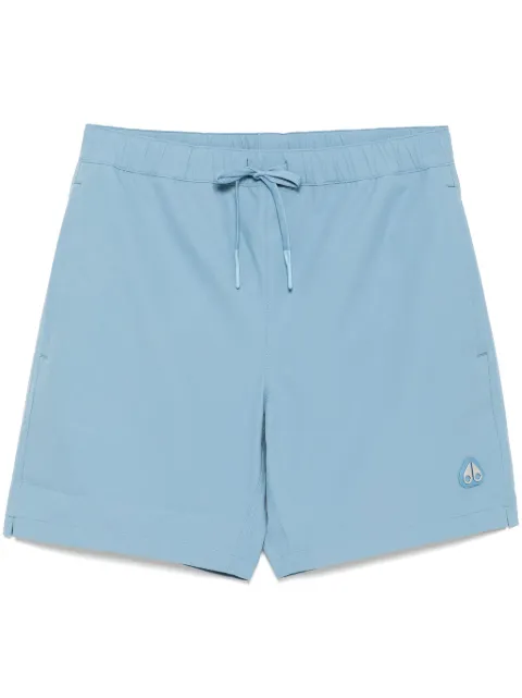 Moose Knuckles logo swim shorts Blue M15MR7561576
