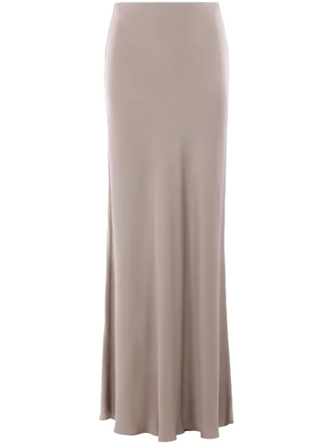 Brunello Cucinelli satin mermaid skirt Neutrals M0H38G3570C3284