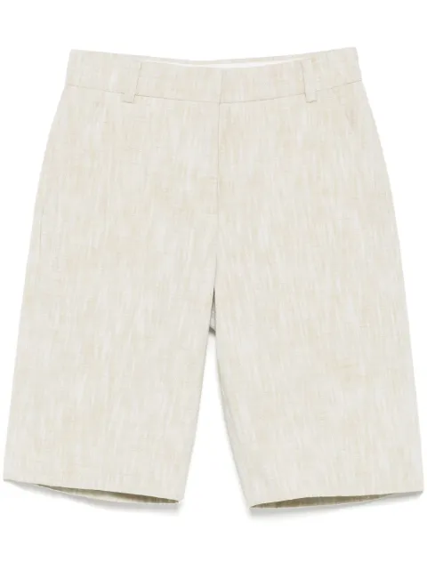 System slim-fit Bermuda shorts Neutrals SY2F1WPCT06W